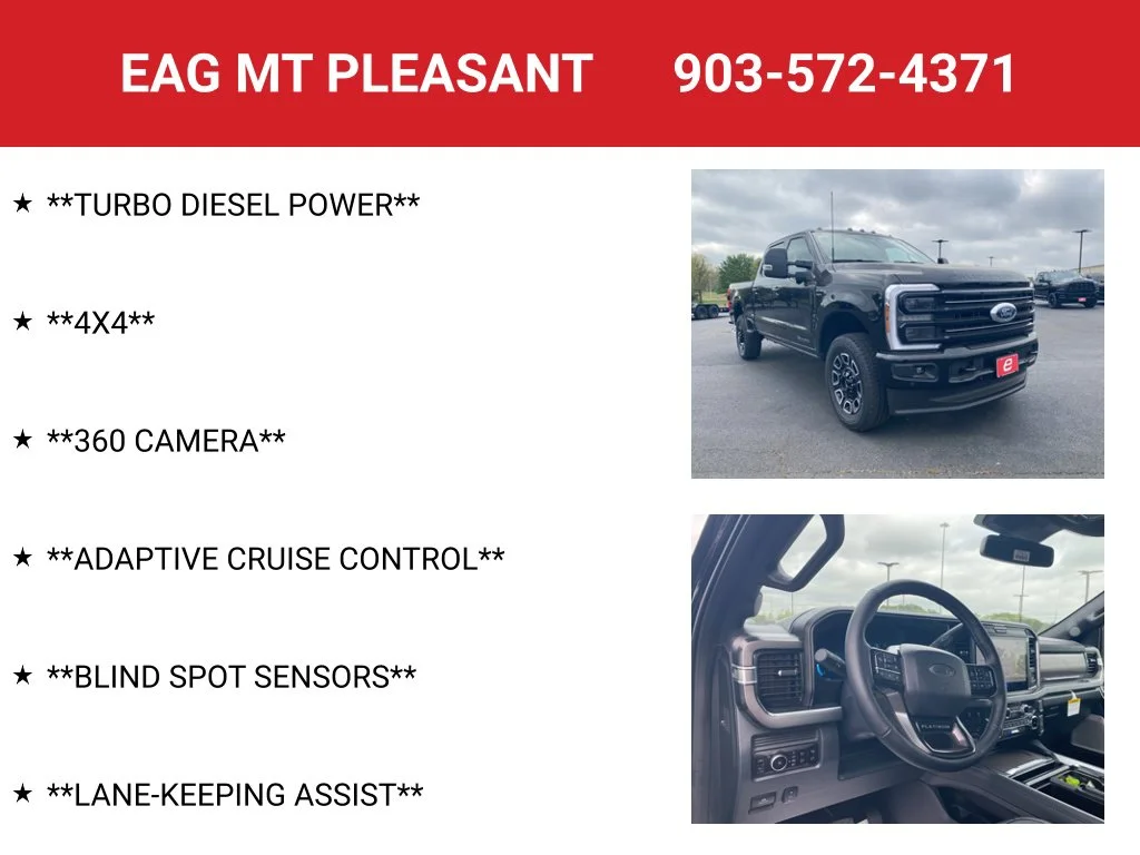New 2026 Agate Black Metallic Ford F-250® Platinum® image 8
