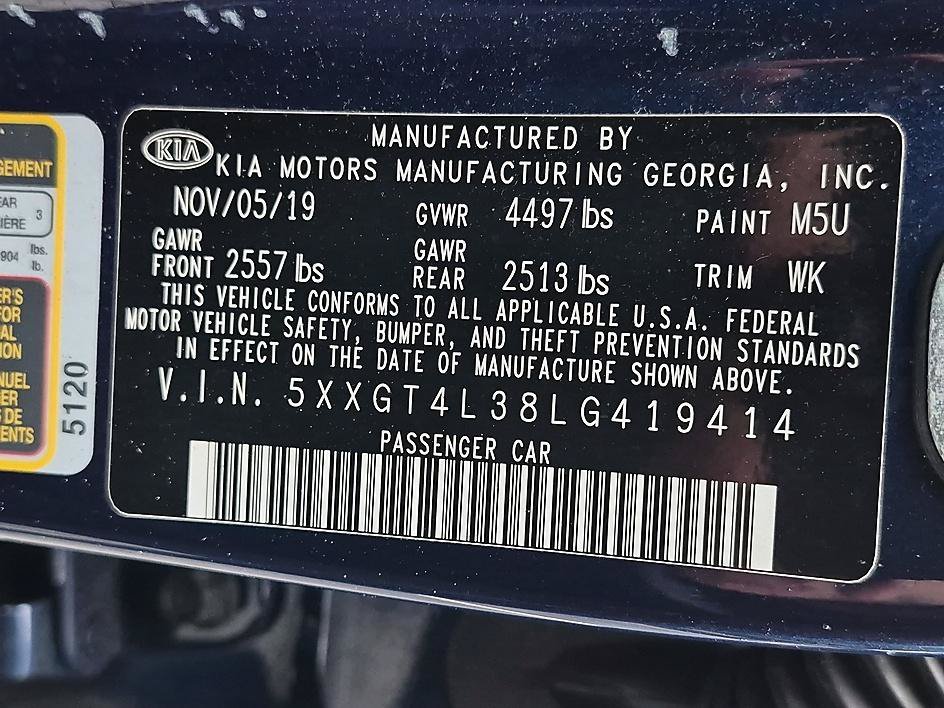Used 2020 Horizon Blue Kia LX image 35