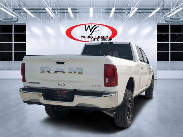 New 2025 Bright White Clear-Coat Exterior Paint RAM Laramie image 3