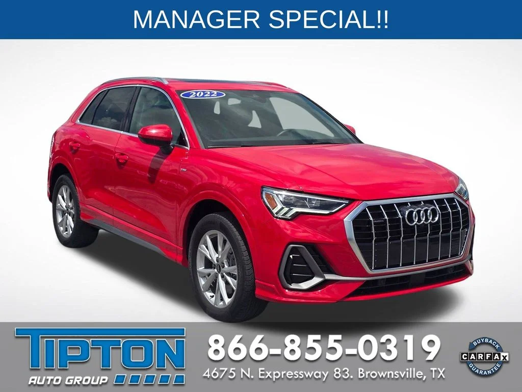 Used 2022 Tango Red Metallic Audi Premium Plus image 3
