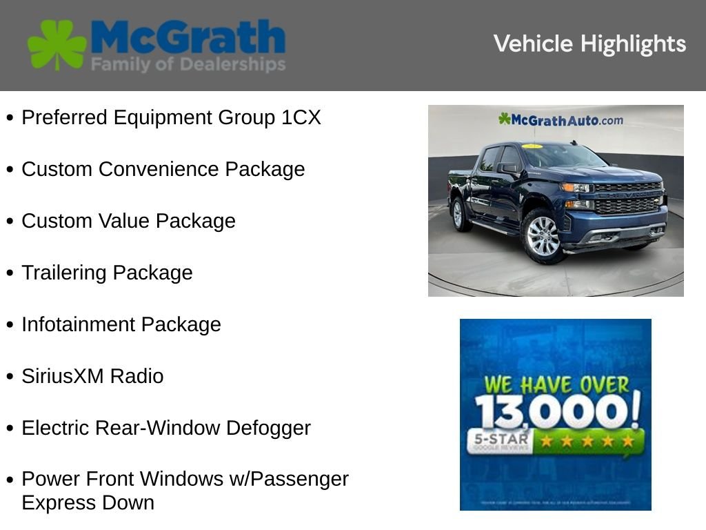 Used 2022 Blue Chevrolet Custom image 6