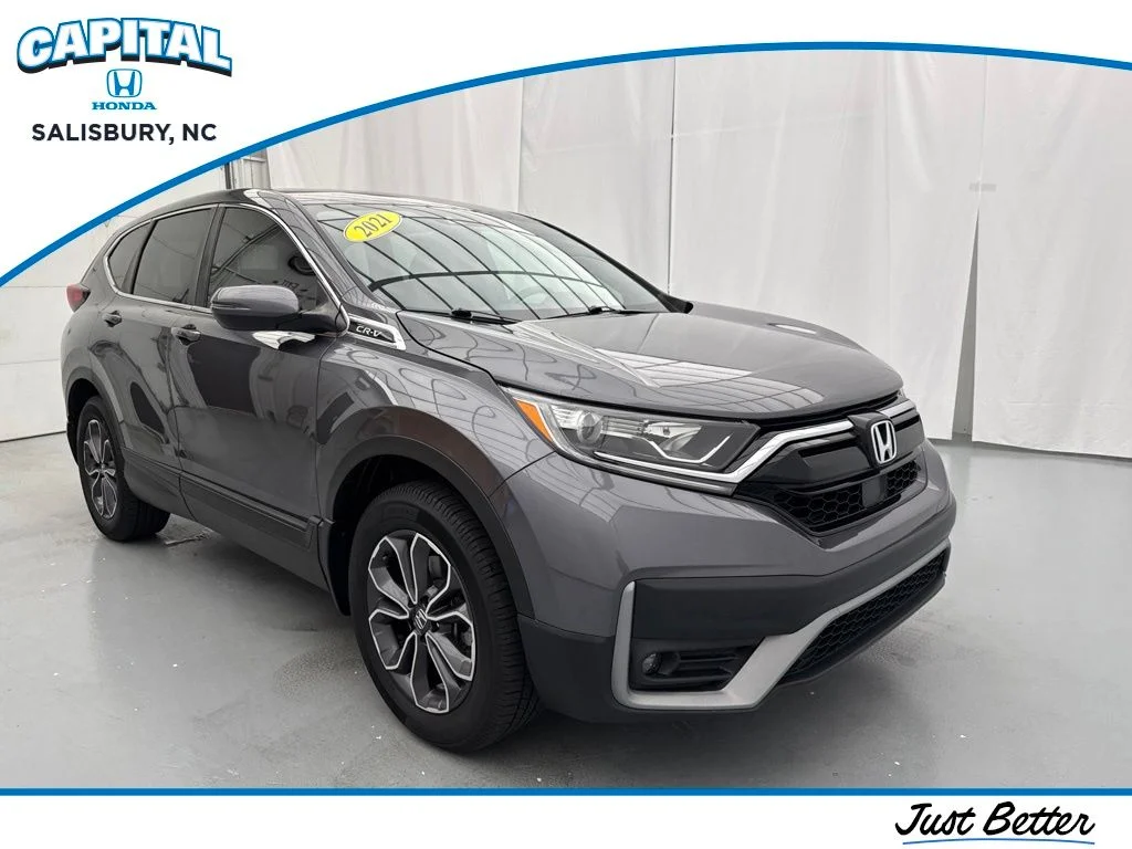 Used 2021 Gray Honda EX image 1
