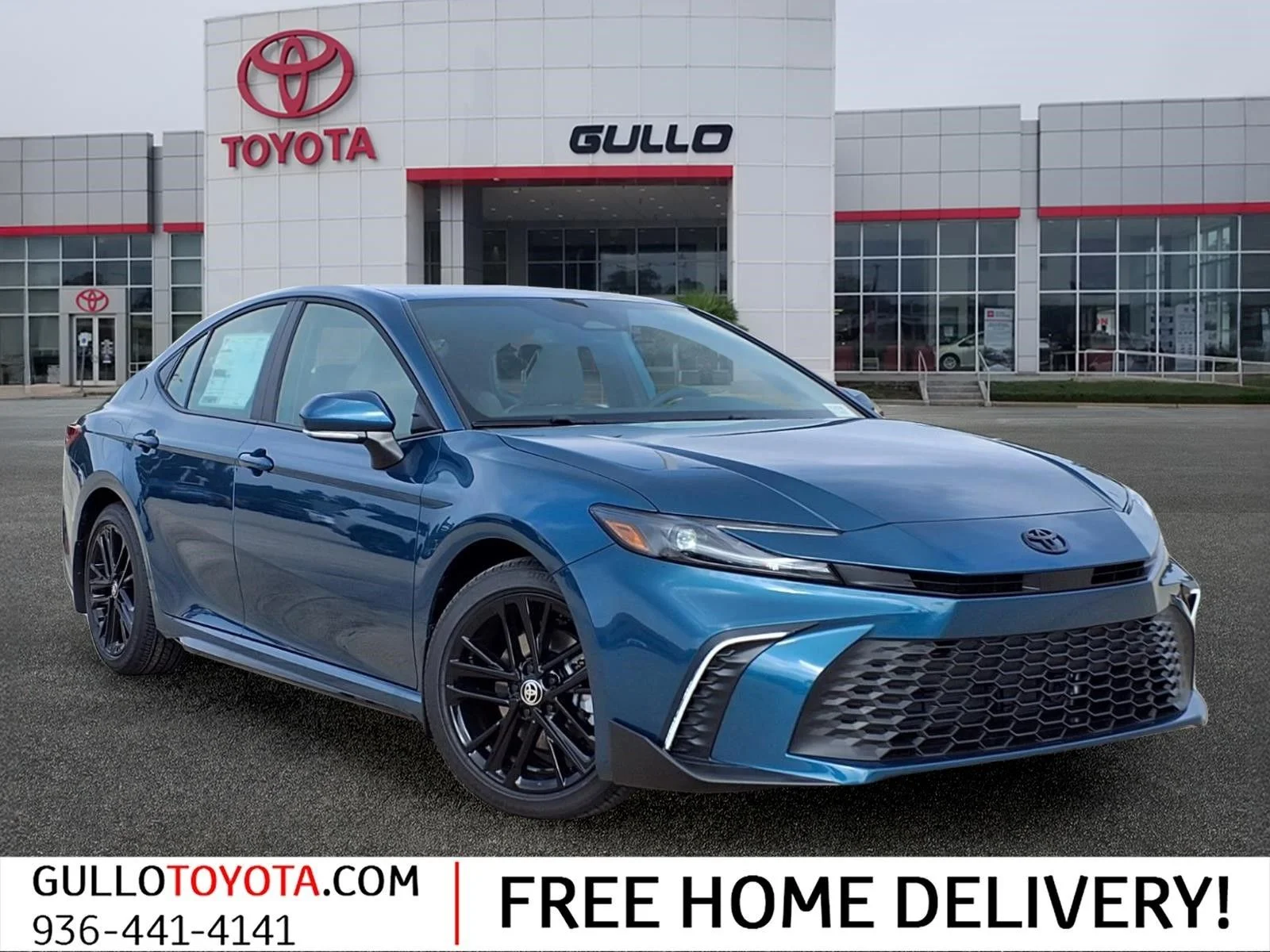 New 2026 Blue Toyota SE image 1
