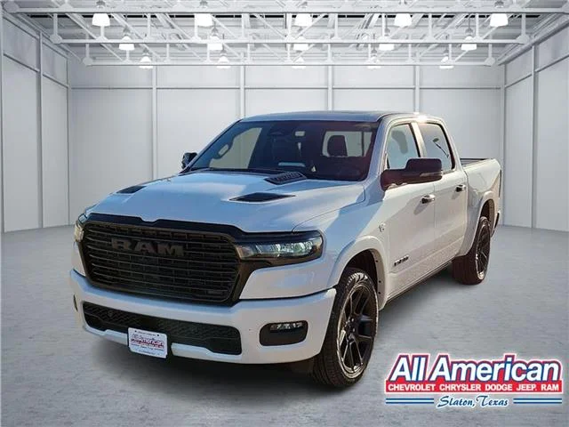 New 2026 PWD Ivory White Ram LARAMIE CREW CAB 4X4 5