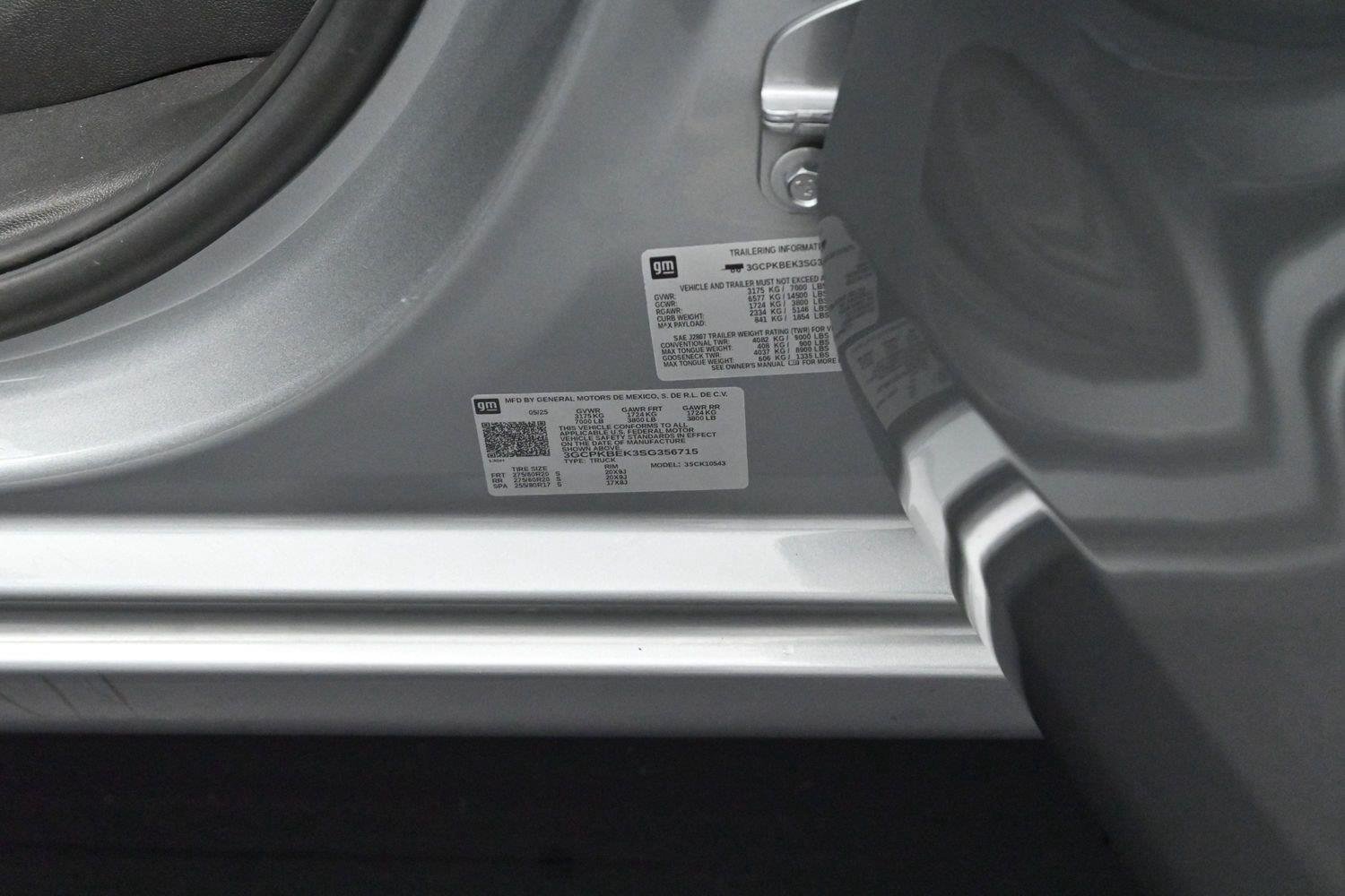 Used 2025 Sterling Gray Metallic Chevrolet Custom image 35