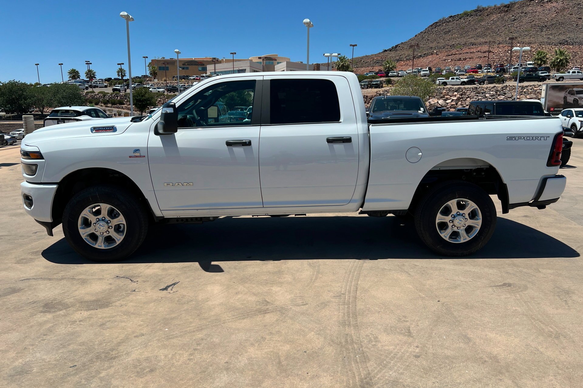 New 2026 Bright White Clear-Coat Exterior Paint RAM Big Horn image 2