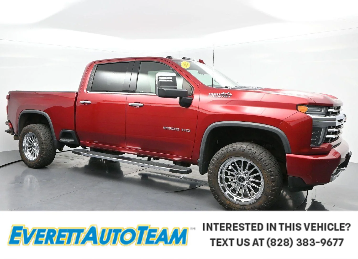 Used 2021 Cherry Red Tintcoat Chevrolet High Country image 1