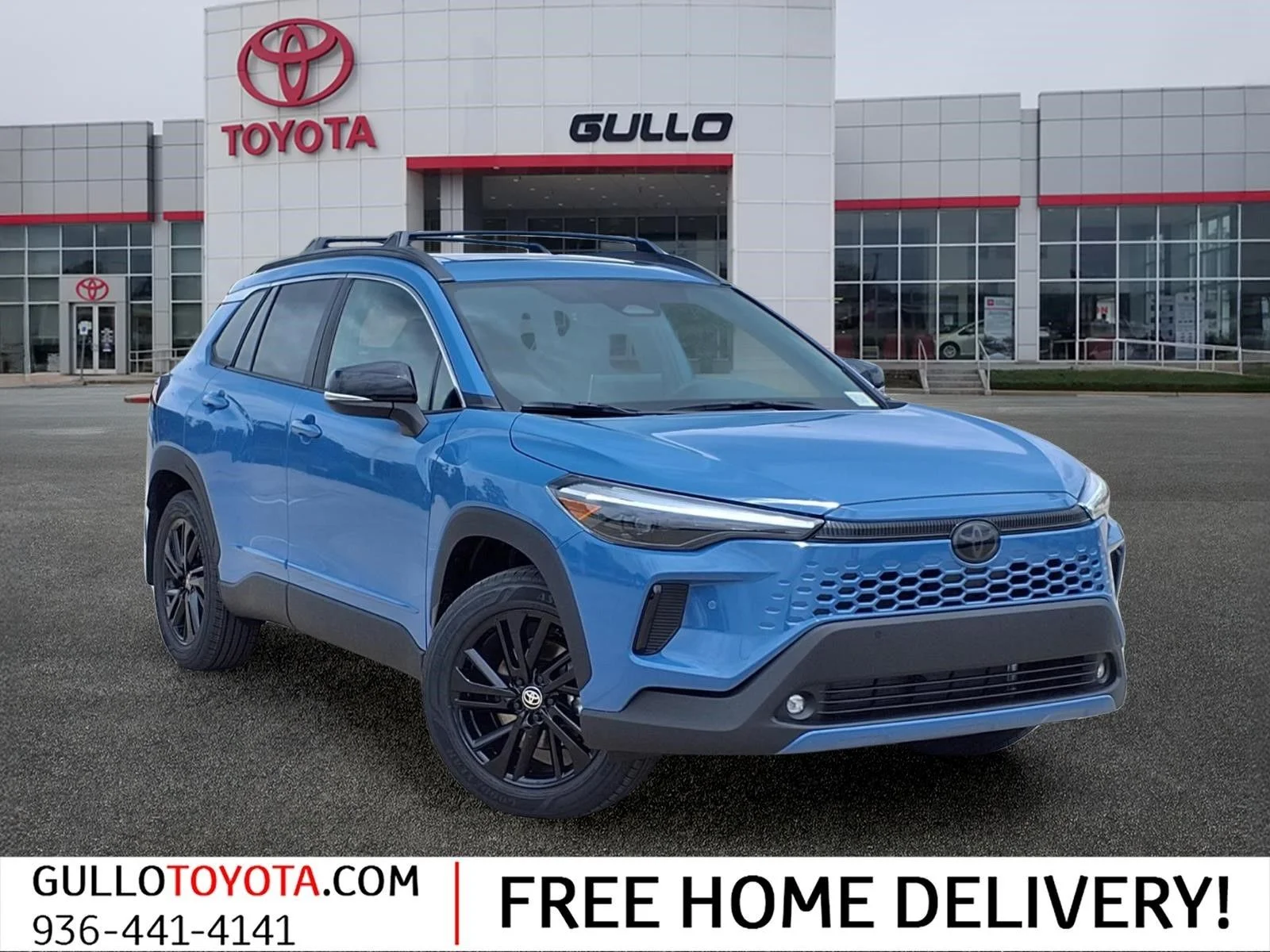 New 2026 Blue Toyota Hybrid XSE image 1