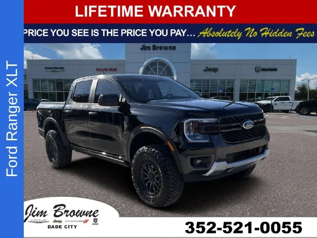 Used 2025 Black Ford XLT image 1