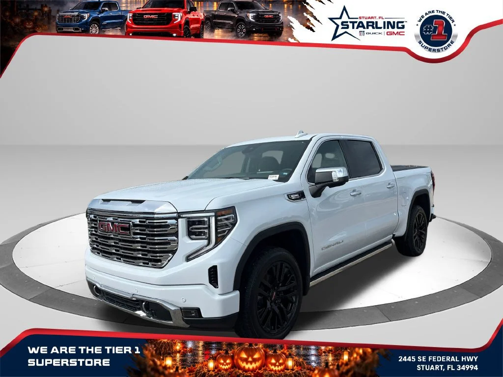New 2026 Glacier White Tricoat GMC Denali image 1