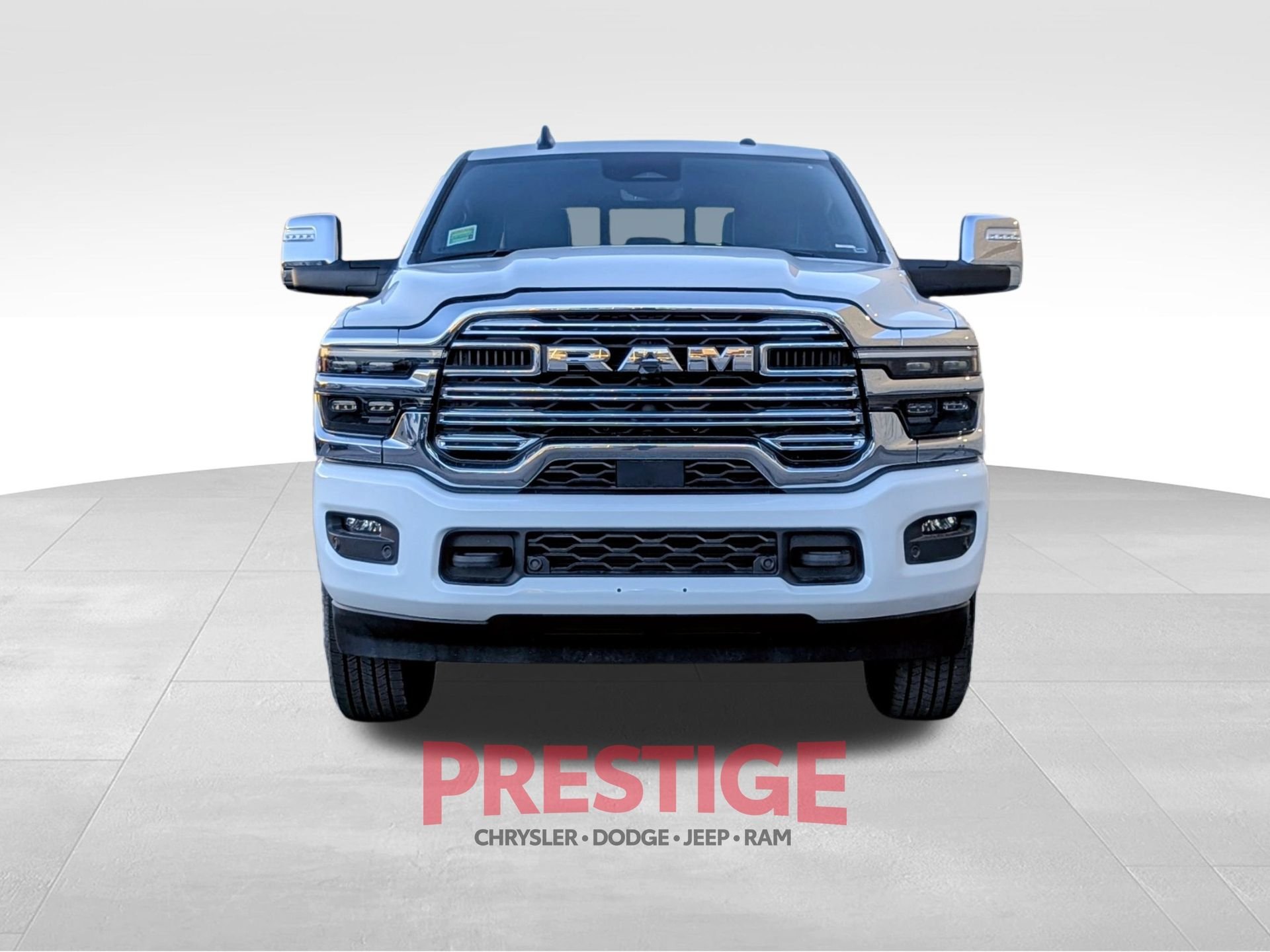 New 2026 Bright White Clear-Coat Exterior Paint RAM Laramie image 2
