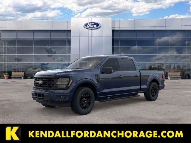 New 2026 Blue Metallic Ford XLT image 1