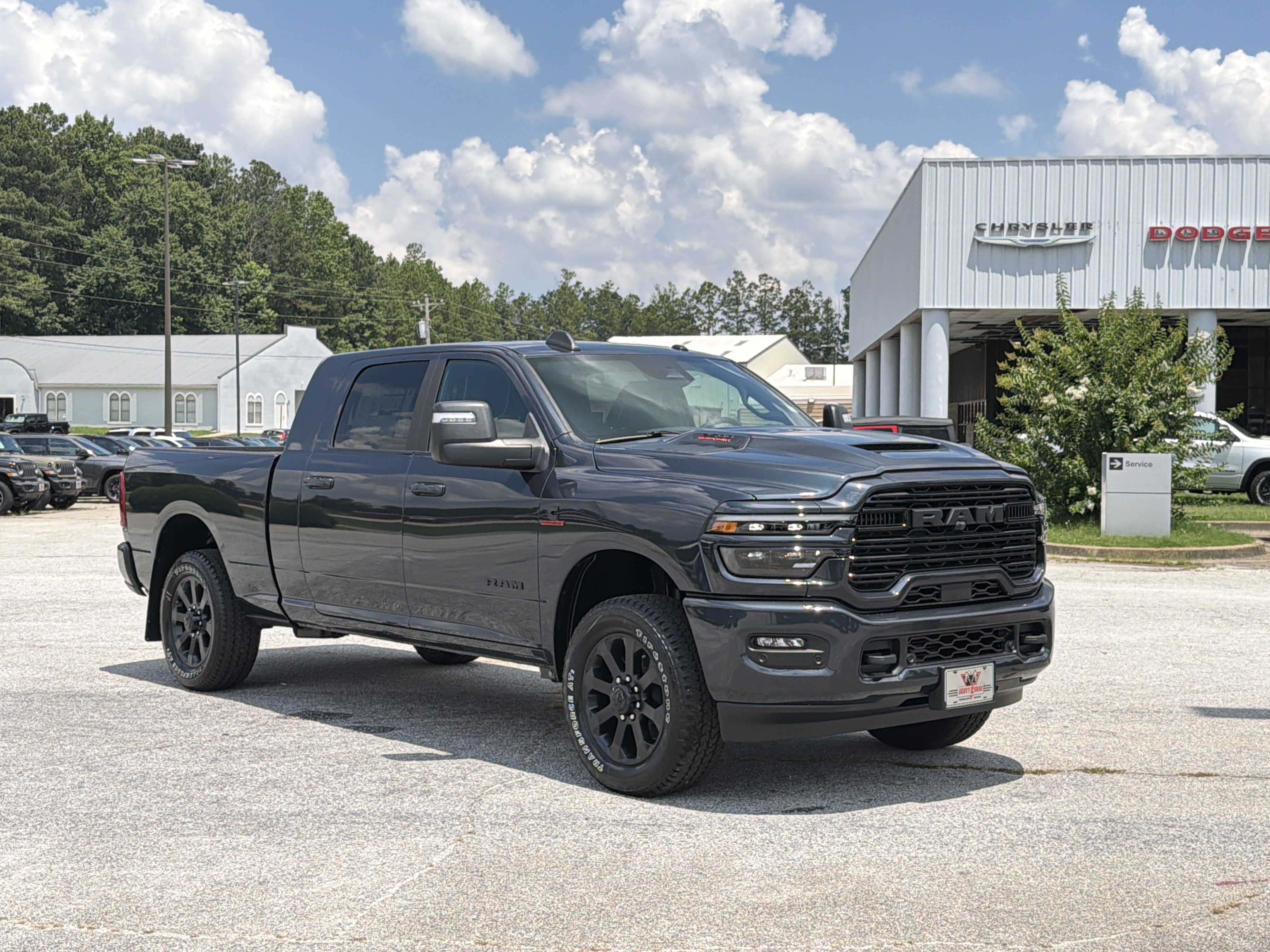 New 2026 Forged Blue Metallic Exterior Paint RAM Laramie image 2
