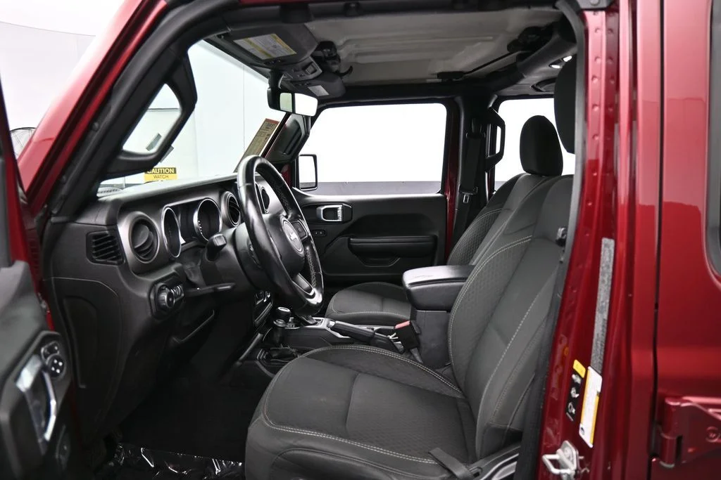 Used 2021 Snazzberry Pearlcoat Jeep Unlimited Sport S image 11