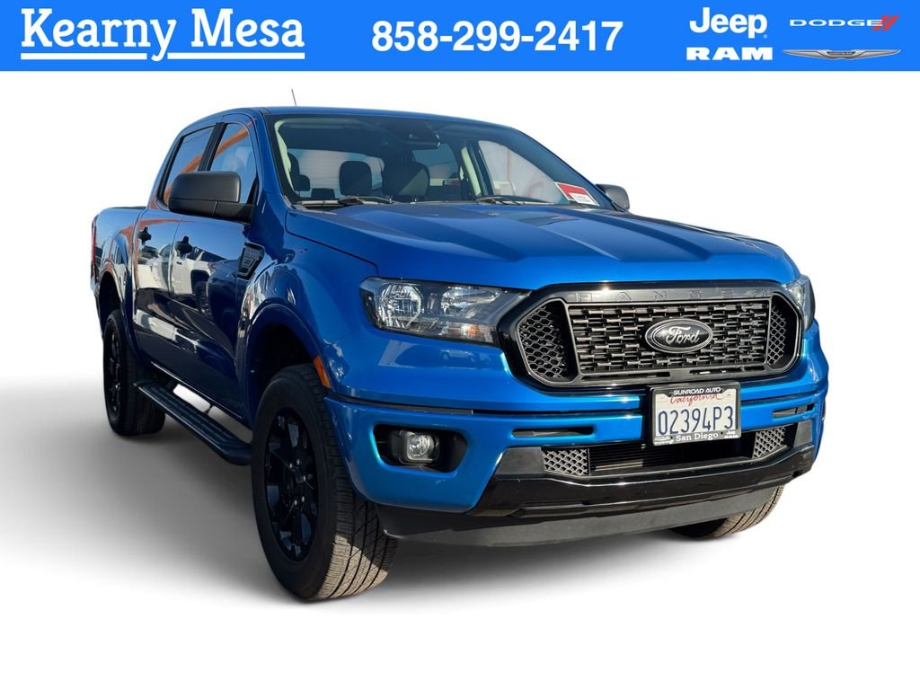 Used 2022 Blue Ford XLT image 1