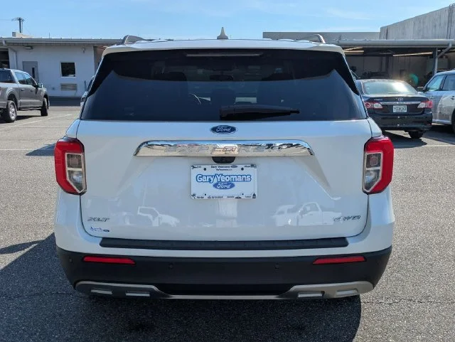 Used 2023 White Metallic Ford XLT image 4