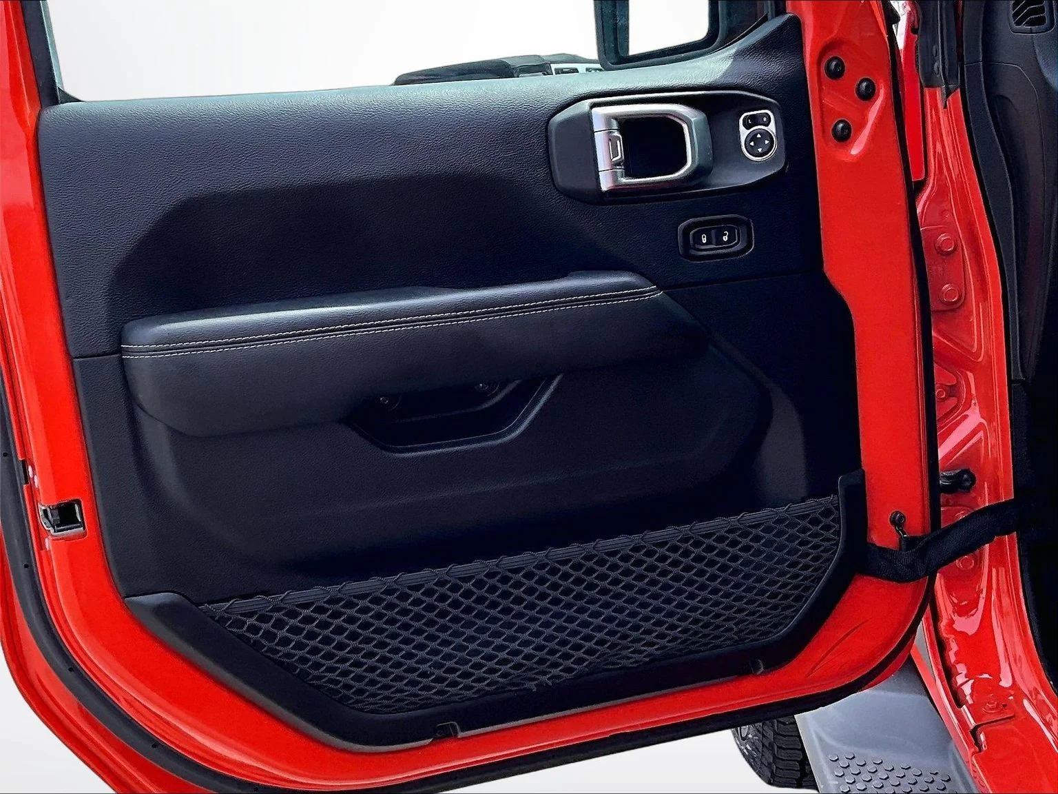 Used 2018 Orange Jeep Unlimited Sahara image 24