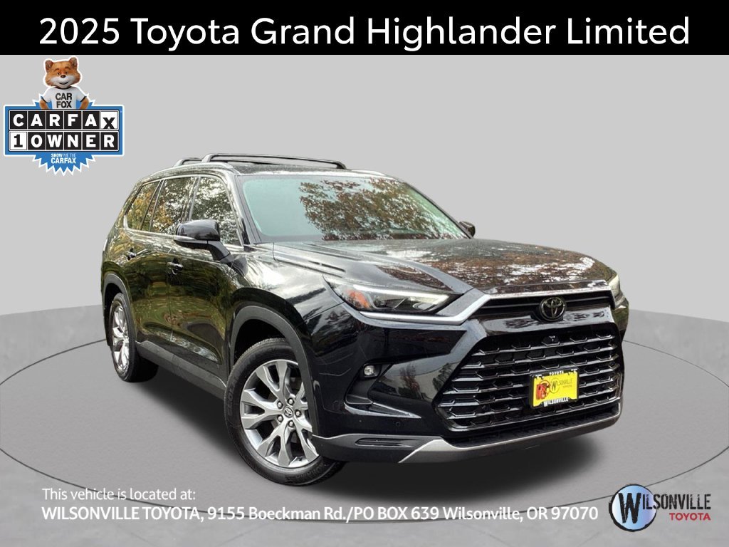 Certified Used 2025 Black Toyota Limited image 1