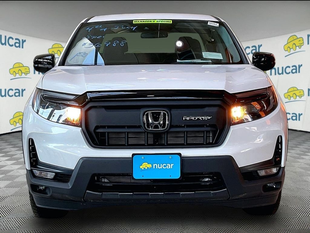 Used 2024 Platinum White Pearl Honda Sport image 2