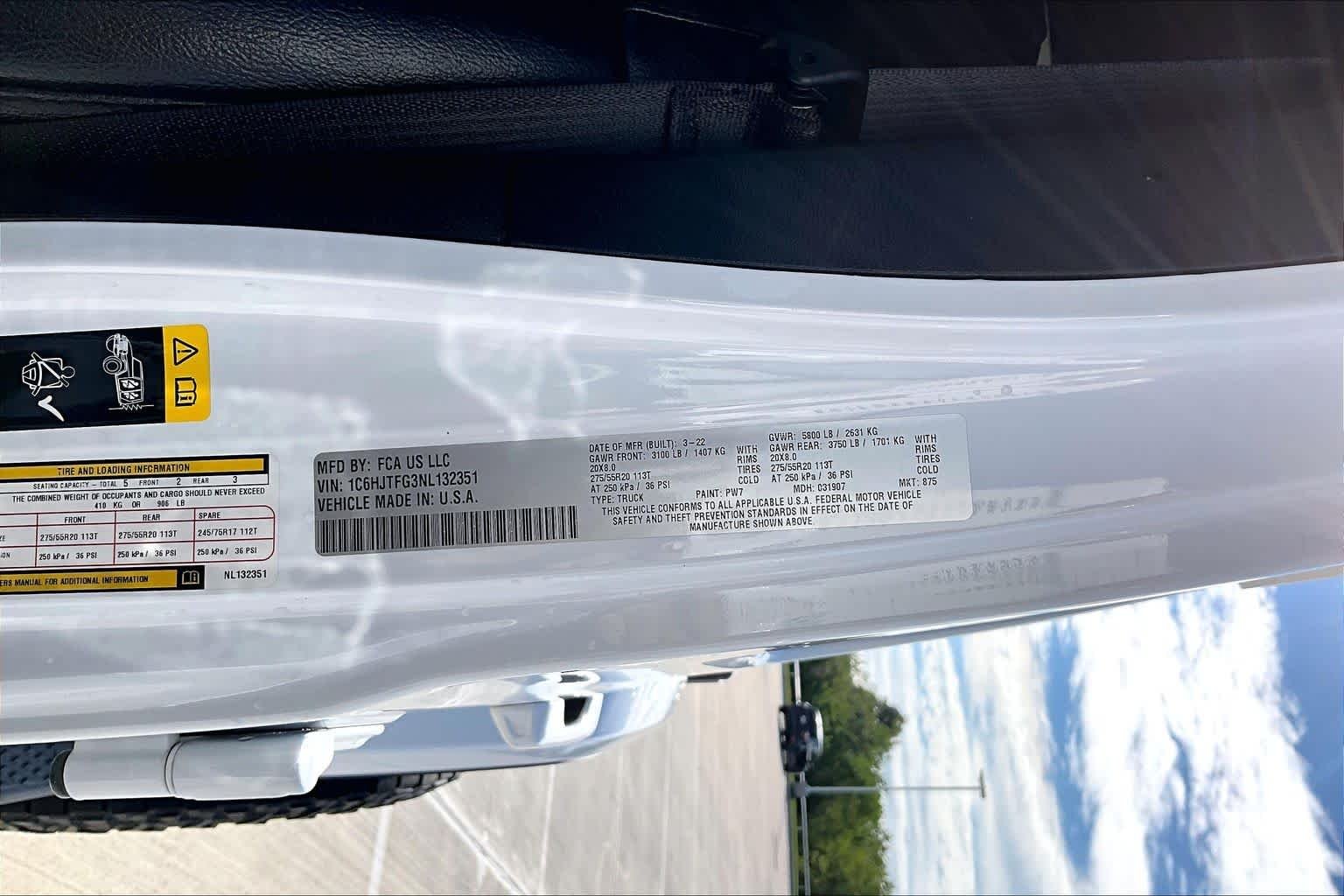 Used 2022 Bright White Clearcoat Jeep High Altitude image 29