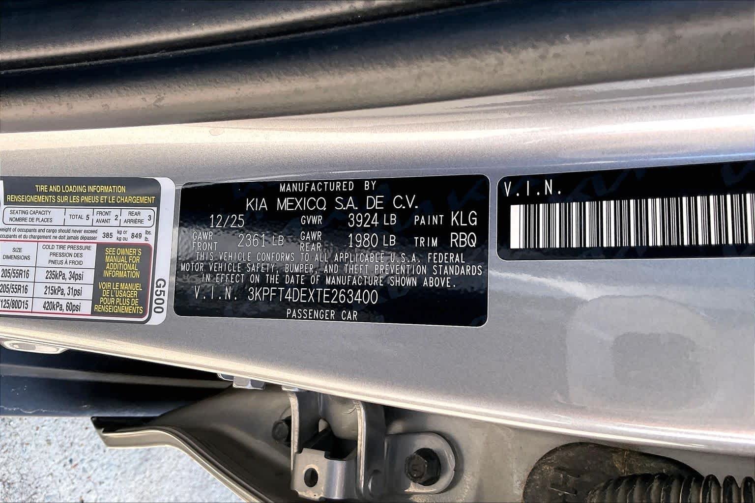 Used 2026 Steel Gray Kia LXS image 36