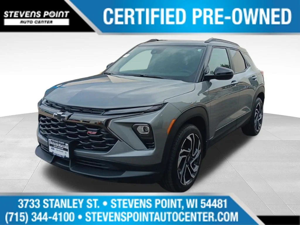 Used 2025 Sterling Gray Metallic Chevrolet RS image 1