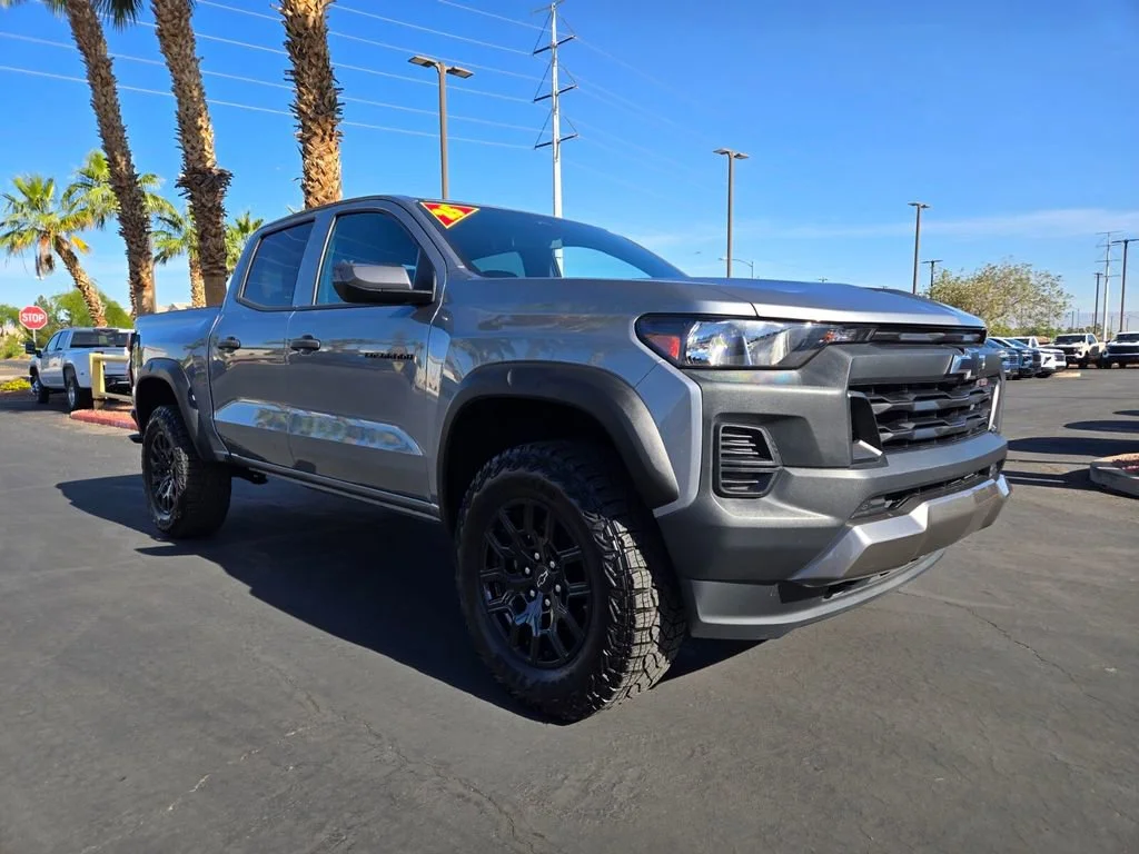 Used 2025 Sterling Gray Metallic Chevrolet Trail Boss image 1