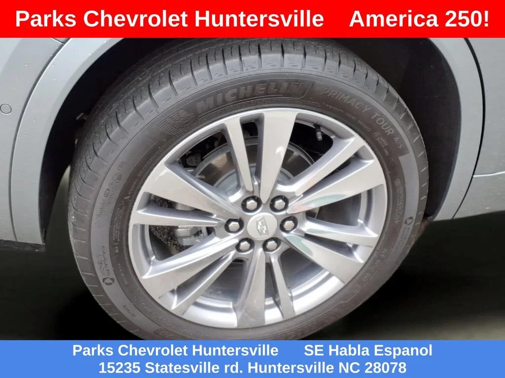 Used 2024 Argent Silver Metallic Cadillac Premium Luxury image 38