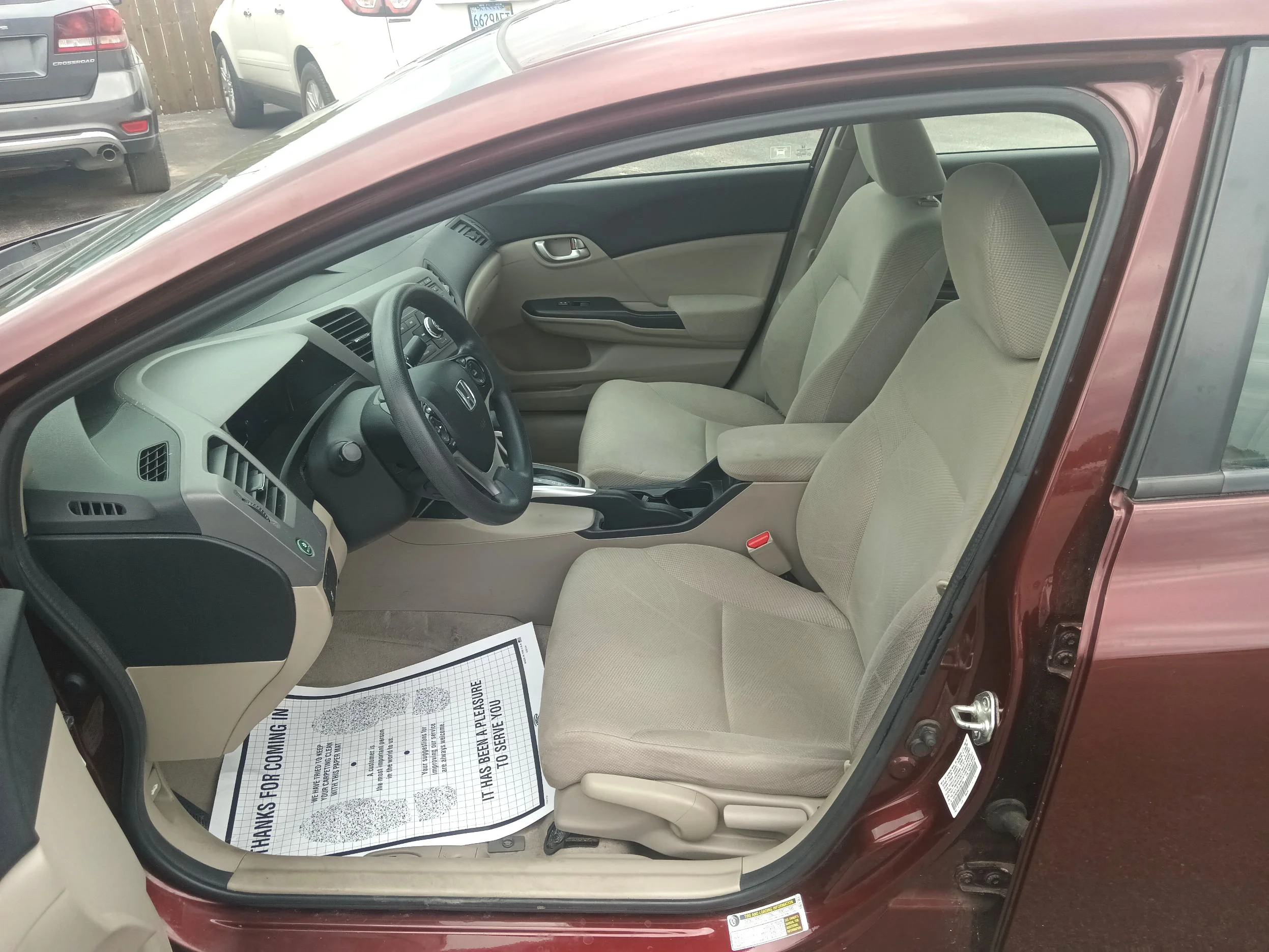 Used 2012 Maroon Honda EX image 8