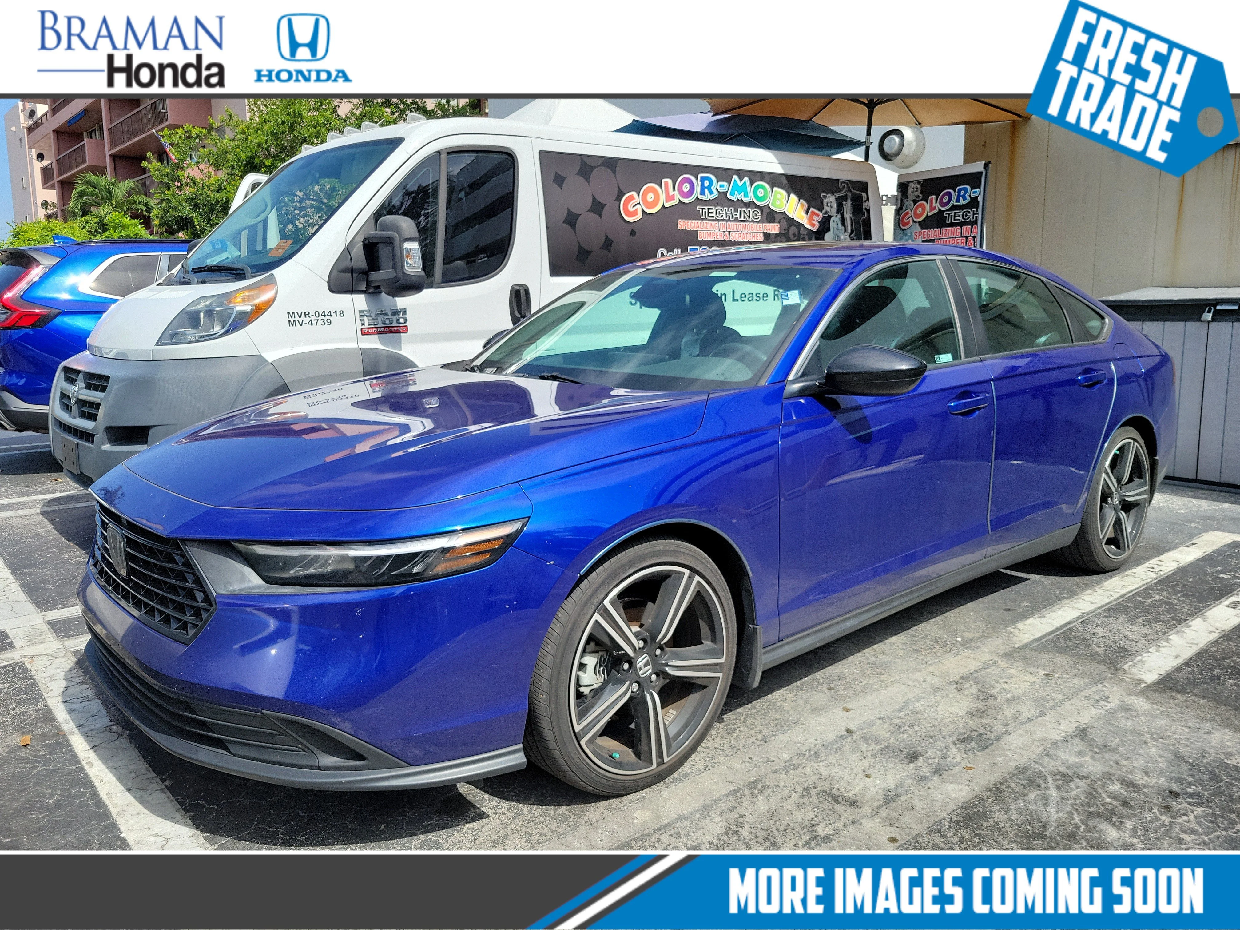 Used 2023 Canyon River Blue Metallic Honda Sport image 1