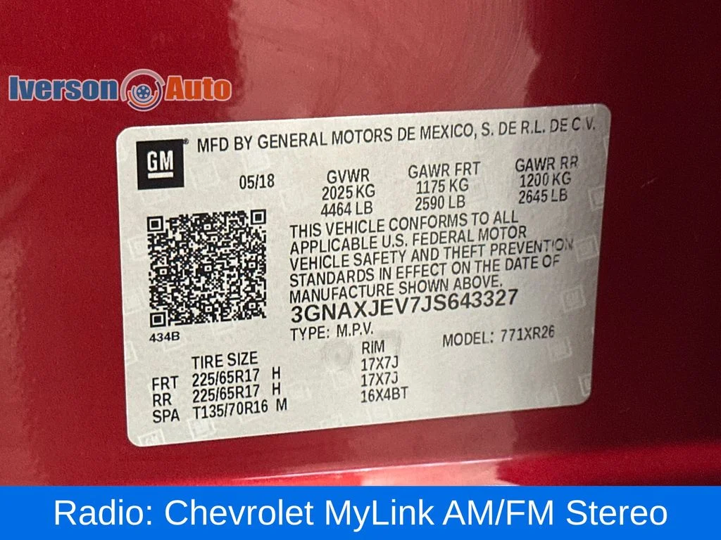 Used 2018 Red Chevrolet LT image 14