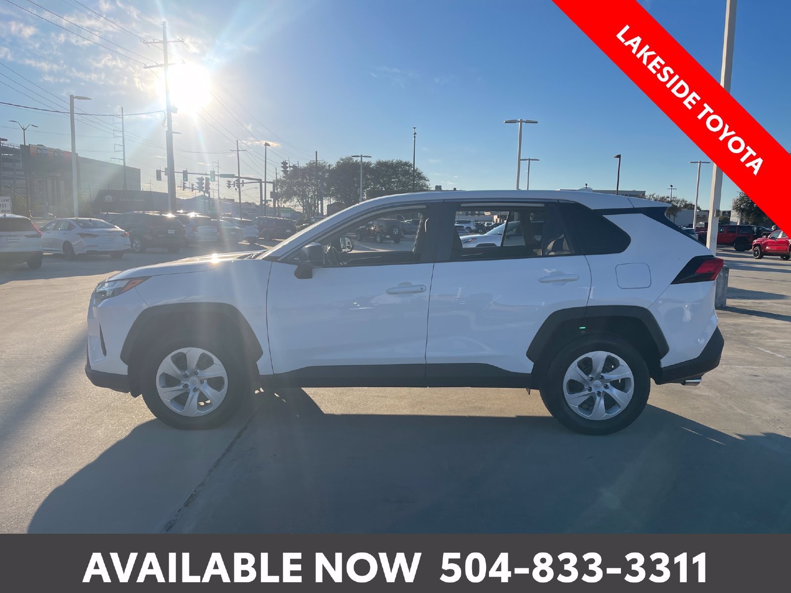 Certified Used 2024 White Toyota LE image 2