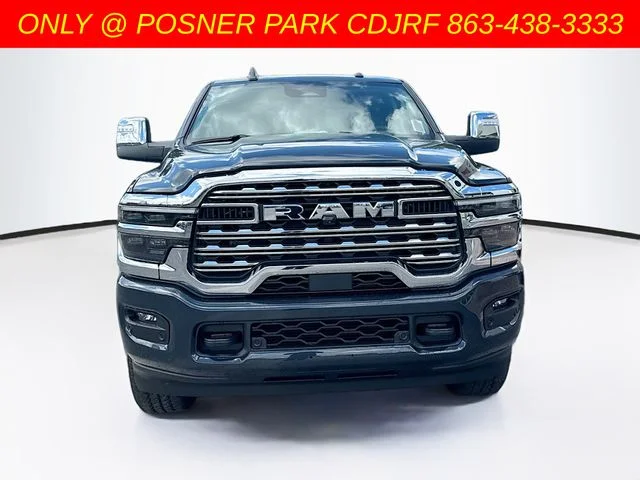 New 2026 Forged Blue Metallic Exterior Paint RAM Limited Longhorn image 2