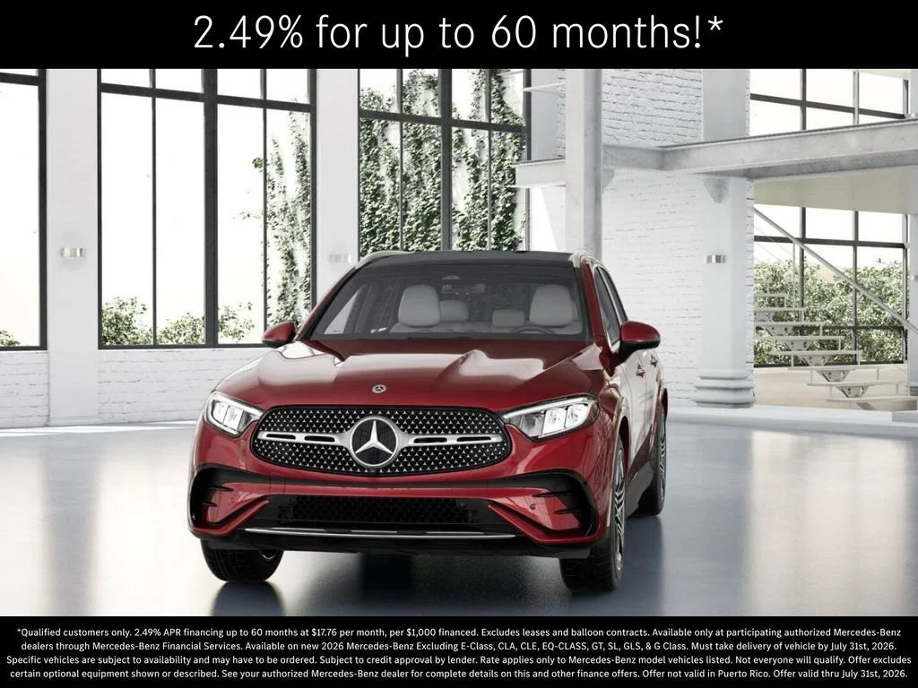 New 2026 MANUFAKTUR Patagonia Red Metallic Mercedes-Benz GLC 300 image 84