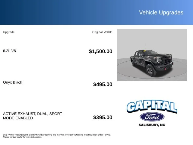 Used 2024 Black GMC AT4X image 2