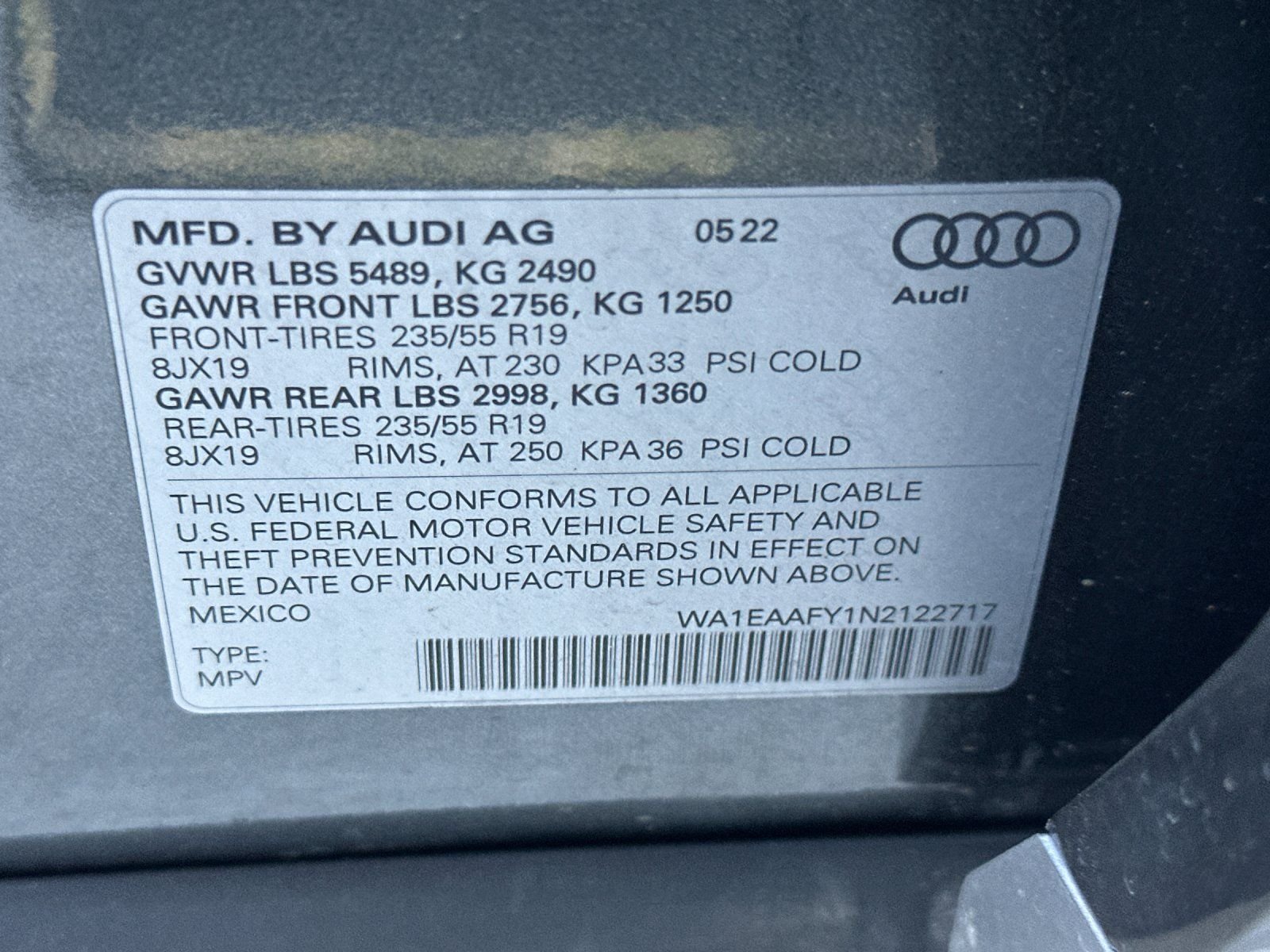 Used 2022 Gray Audi 45 S line Premium image 25