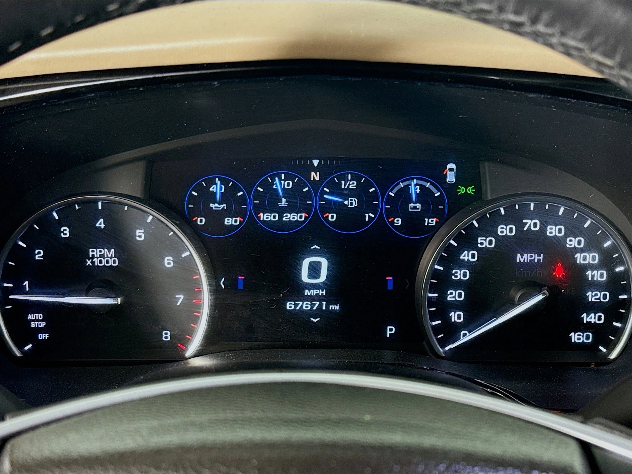 Used 2017 Stellar Black Metallic Cadillac Platinum AWD image 12