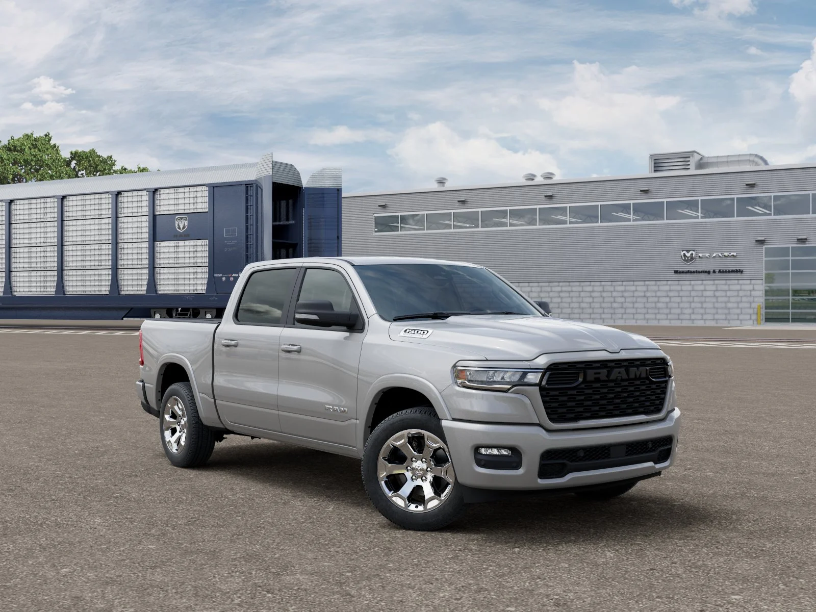 New 2026 Silver Zynith Exterior Paint RAM Big Horn/Lone Star image 3