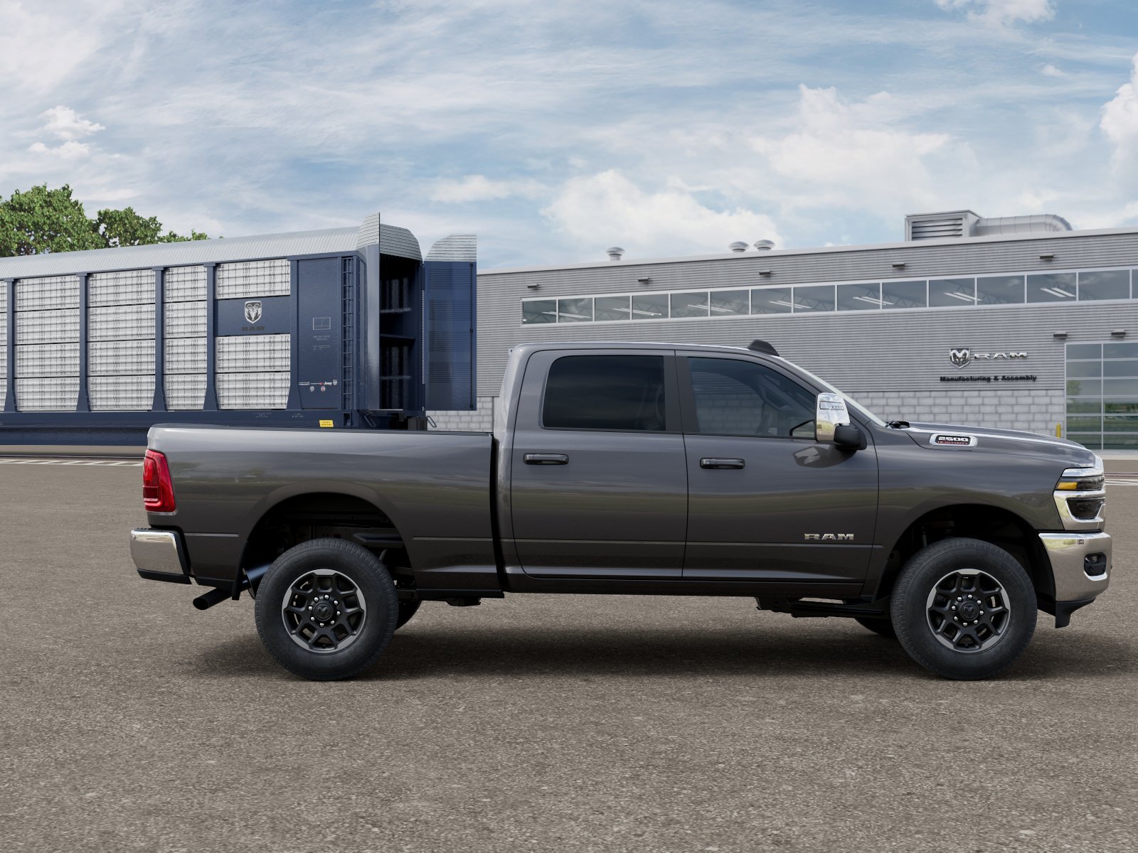 New 2026 Granite Crystal Metallic Clear-Coat Exterior Paint RAM LARAMIE image 12