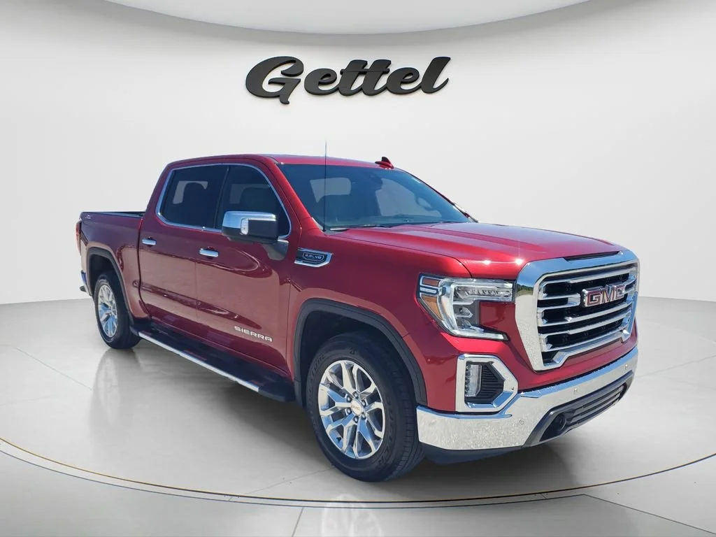 Used 2021 CAYENNE RED TINTCOAT GMC SLT image 3