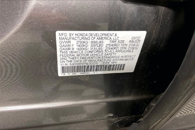 Used 2022  Acura Type S w/Advance Package image 4