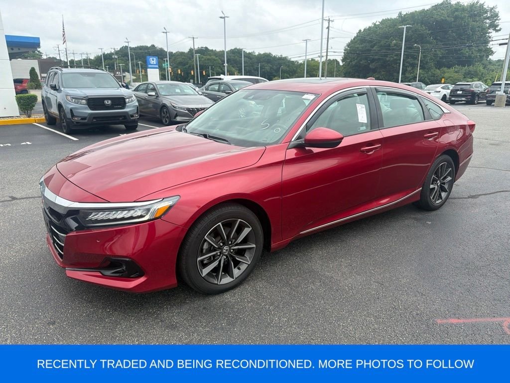 Used 2021 Radiant Red Metallic Honda EX-L image 2