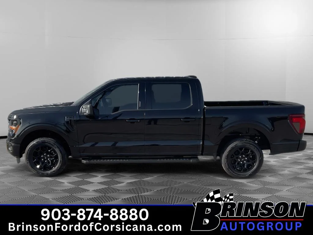 New 2026 Agate Black Metallic Ford XLT image 3