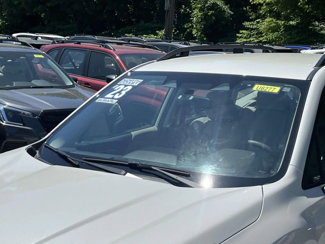 Used 2023 Crystal White Pearl Subaru Base image 9