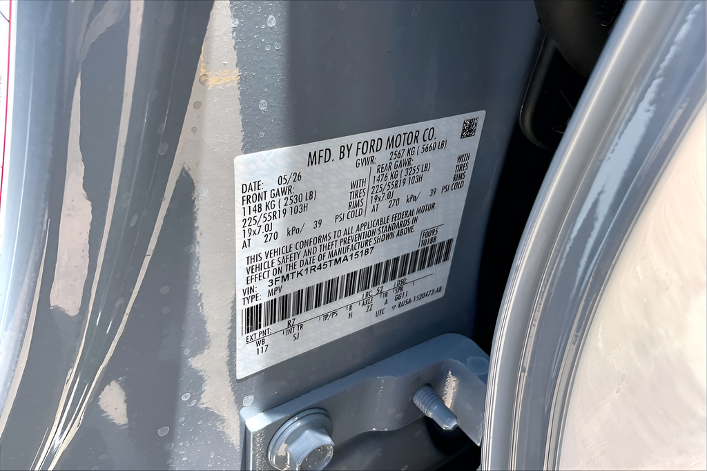 New 2026 Glacier Gray Metallic Tri-coat Ford Select image 12