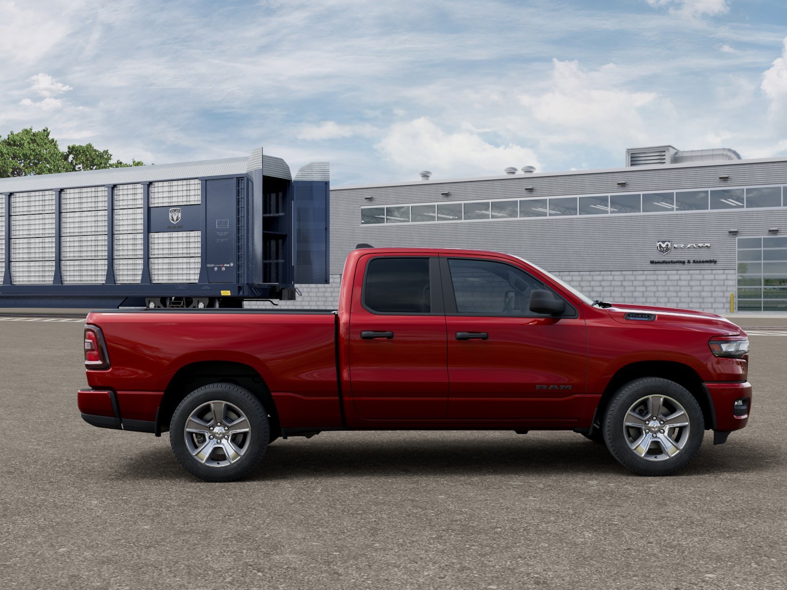 New 2026 Molten Red Pearl-Coat Exterior Paint RAM Express image 13