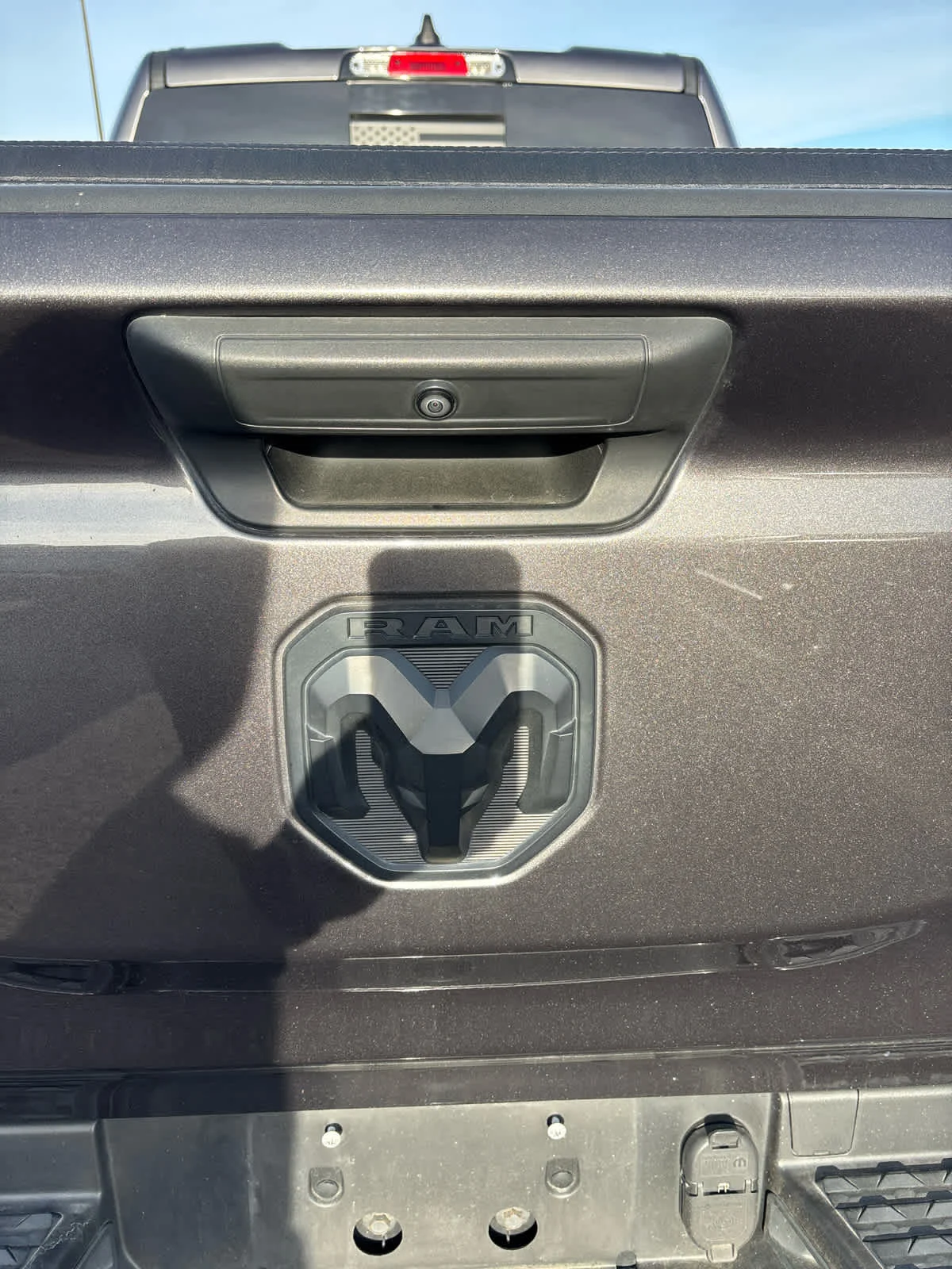 Used 2023 Granite Crystal Metallic Clearcoat Ram Tradesman image 5