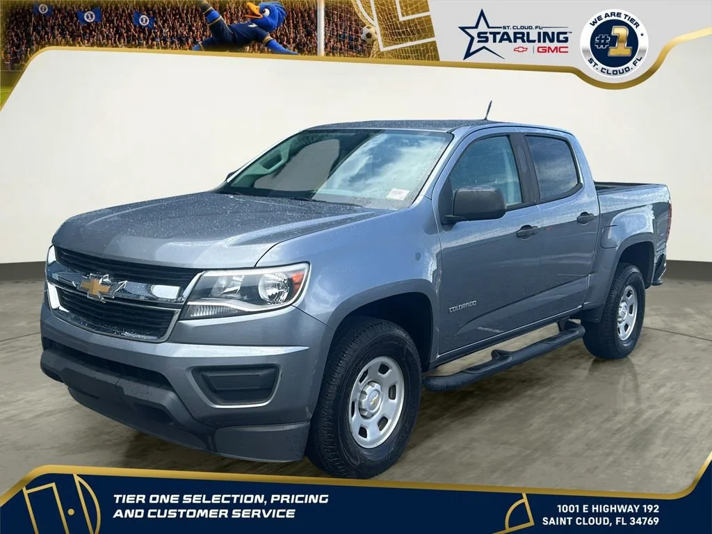 Used 2020 SATIN STEEL METALLIC Chevrolet 2WD Work Truck image 1