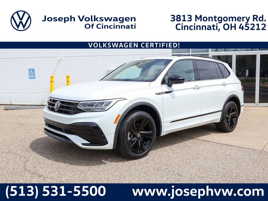Certified Used 2023 White Volkswagen 2.0T SE R-Line Black image 1