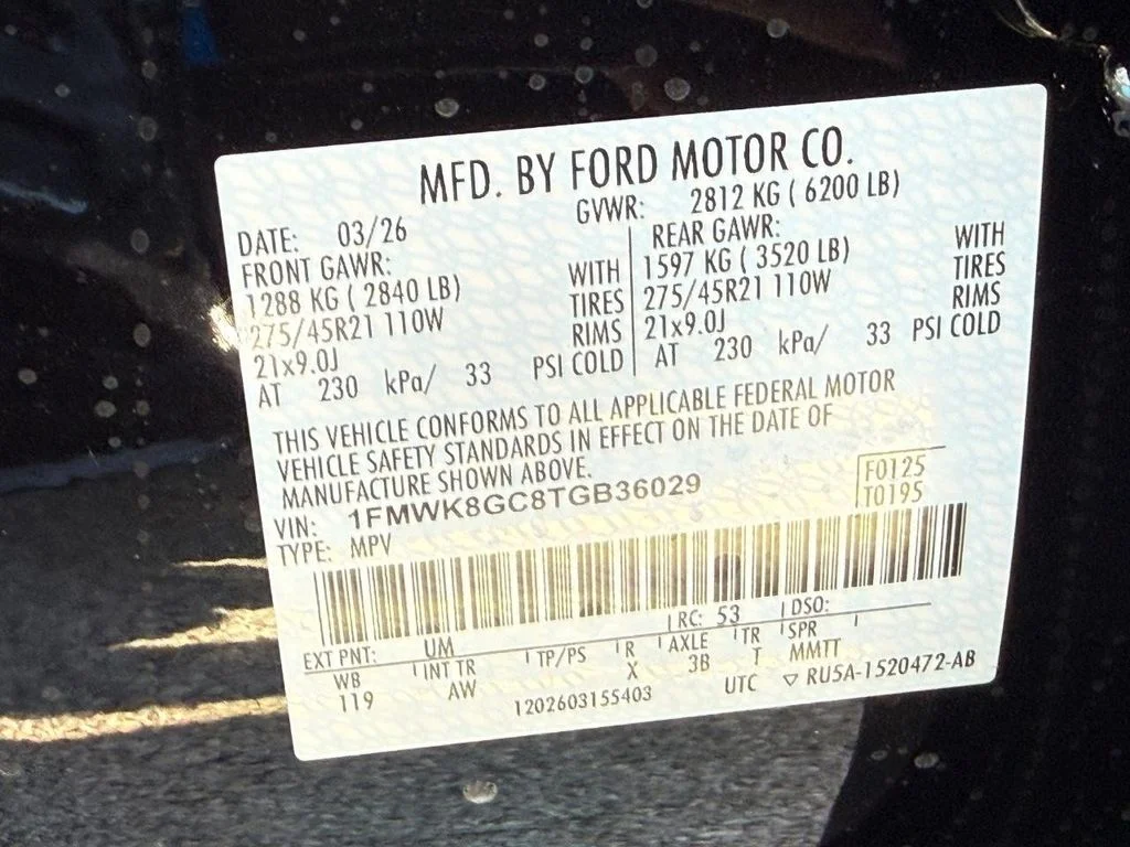 New 2026 Agate Black Metallic Ford ST image 22